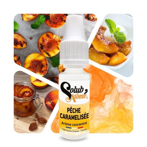 Ароматизатор Solub Arome Peche caramelisee - Персик карамелизированный