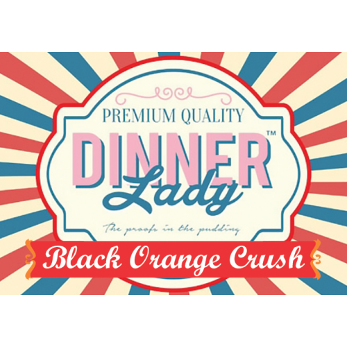 Black Orange Crush DINNER LADY