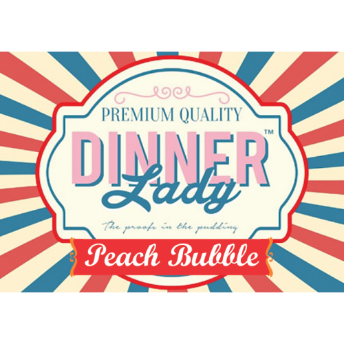 Peach Bubble DINNER LADY