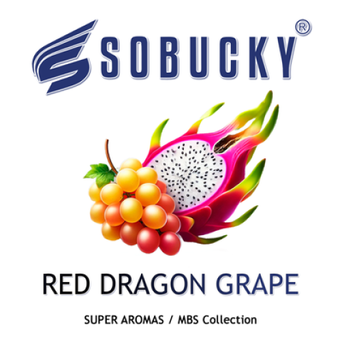 Ароматизатор Sobucky Red Dragon Grape (MB) - Виноград Питайя